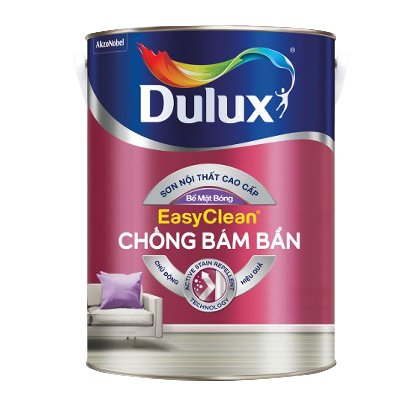 Dulux EasyClean Chống Bám Bẩn - Bề Mặt Bóng